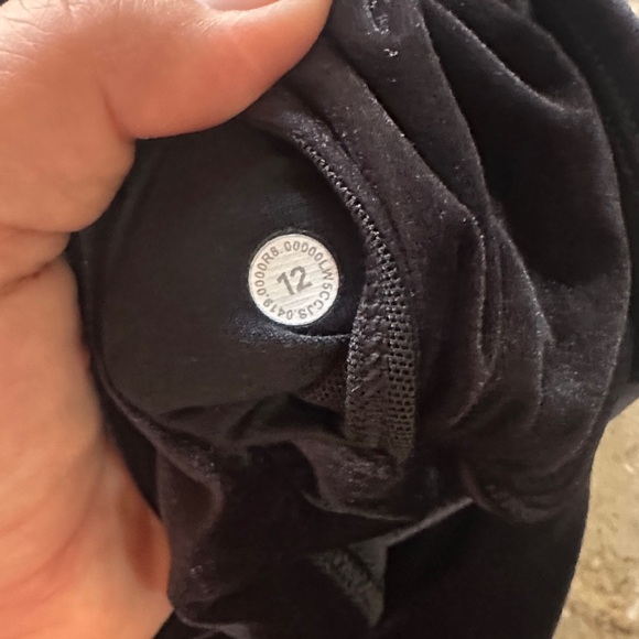 Lululemon Athletica Black Velvet Leggings - Picture 4 of 4